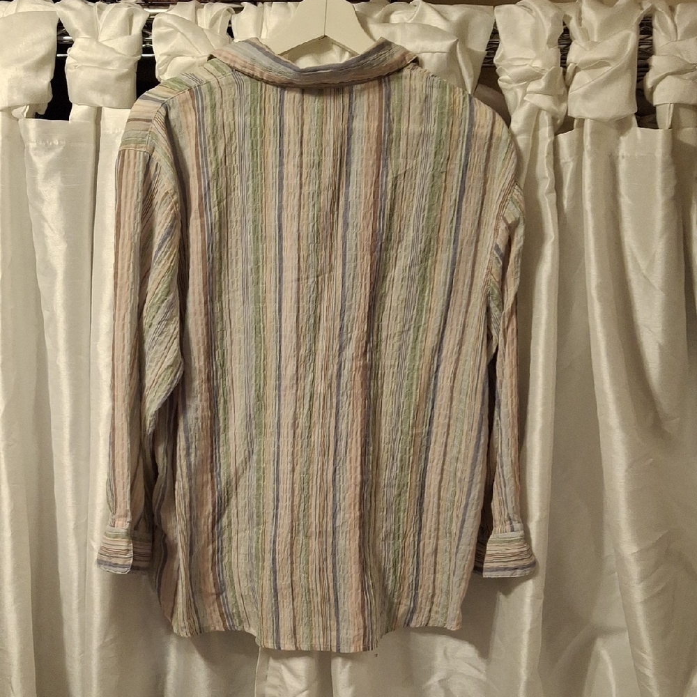 Alfred Dunner Multicolor Striped Shirt 16 ππππ - Picture 8 of 8